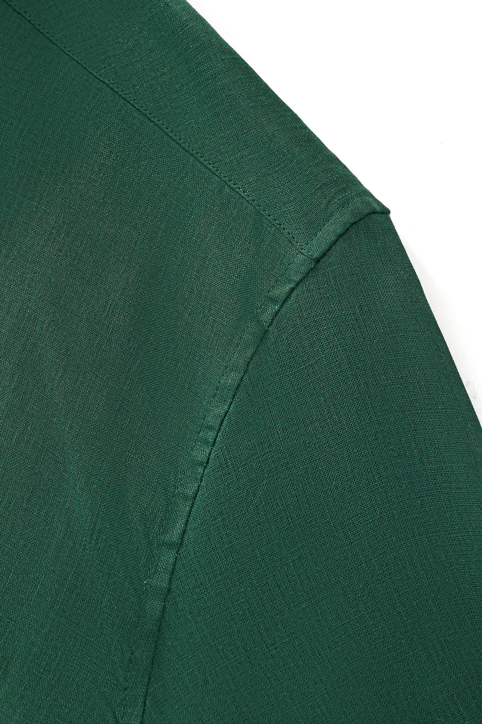 Capri Linen Shirt HUNTER GREEN