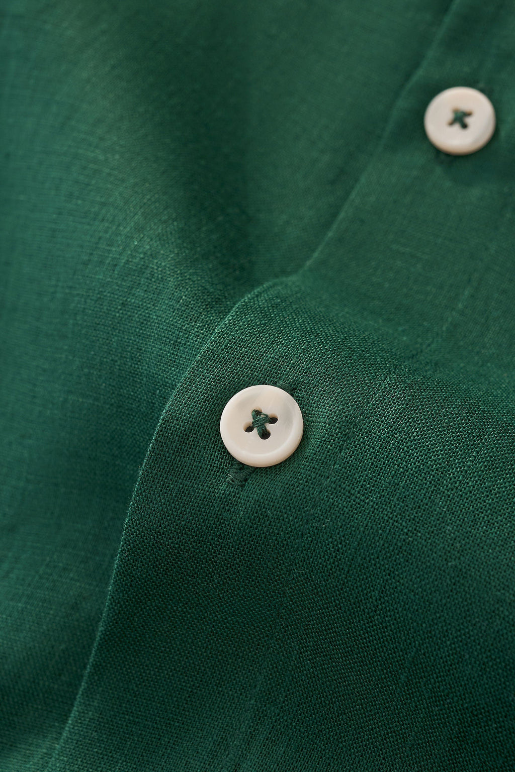 Capri Linen Shirt HUNTER GREEN