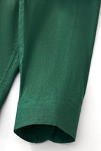 Capri Linen Shirt HUNTER GREEN