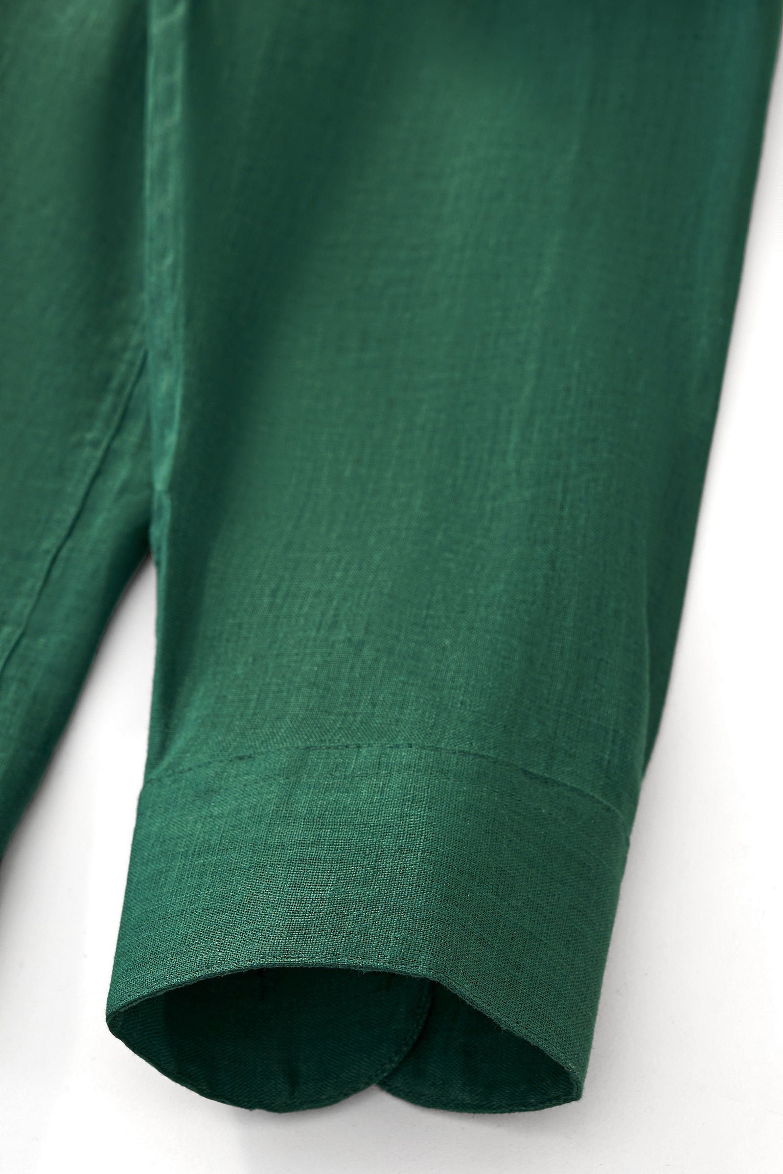 Capri Linen Shirt HUNTER GREEN