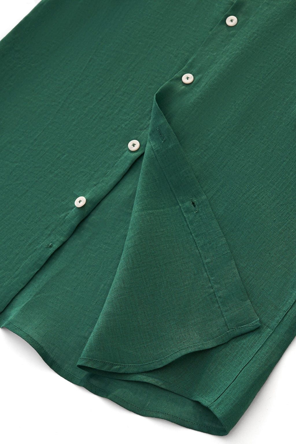 Capri Linen Shirt HUNTER GREEN