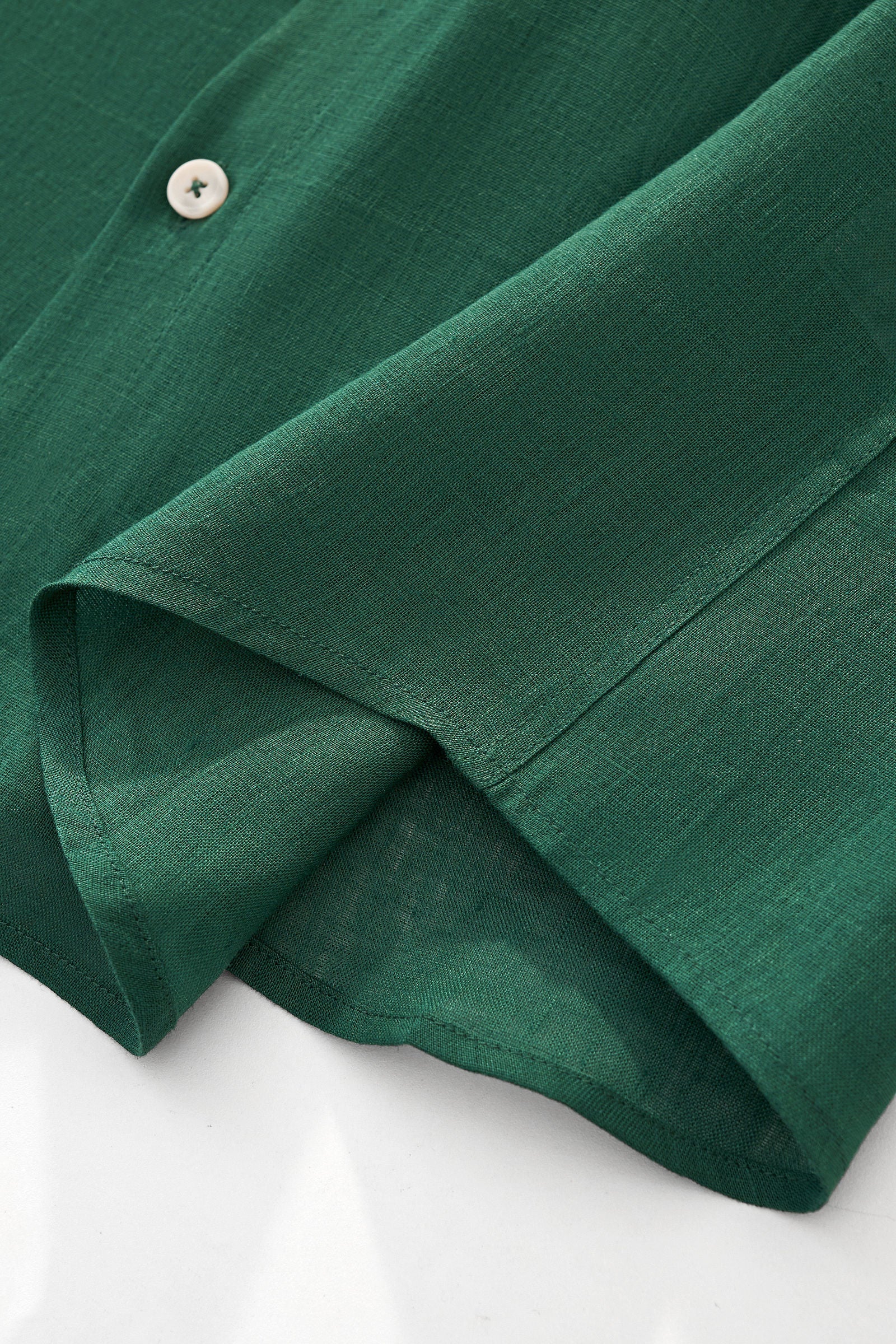 Capri Linen Shirt HUNTER GREEN