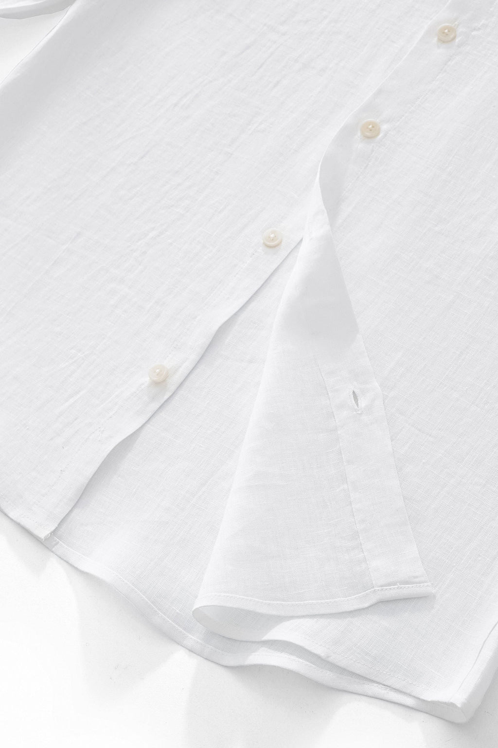 Capri Linen Shirt WHITE