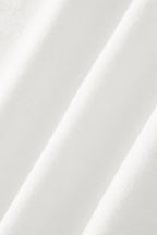 Halo Contrast Collar Knit LS WHITE