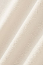 Axis Contrast Stitch Knit LS IVORY