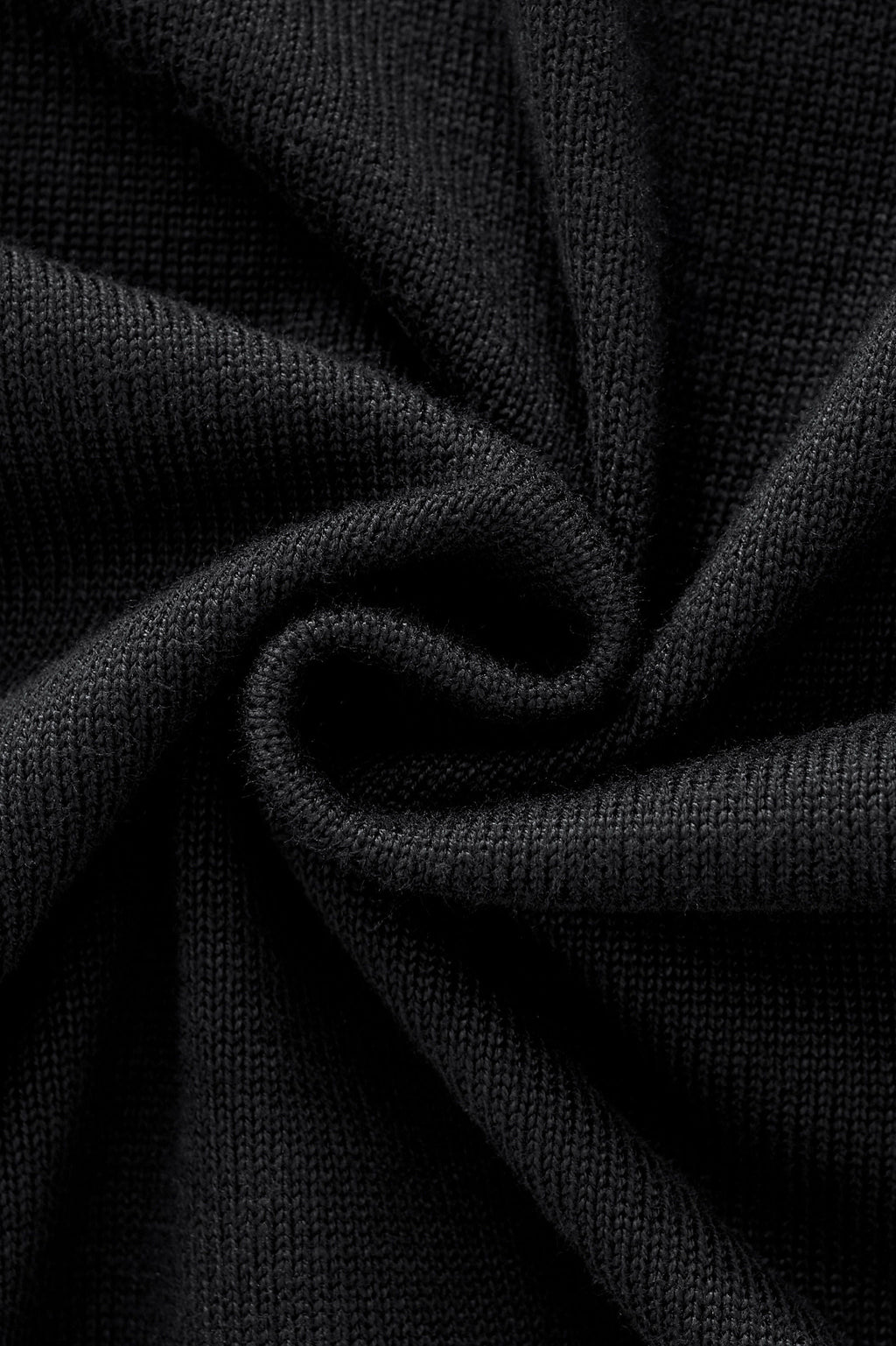 Marquee Cable Knit Cardigan LS BLACK
