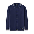 Marquee Cable Knit Cardigan LS NAVY