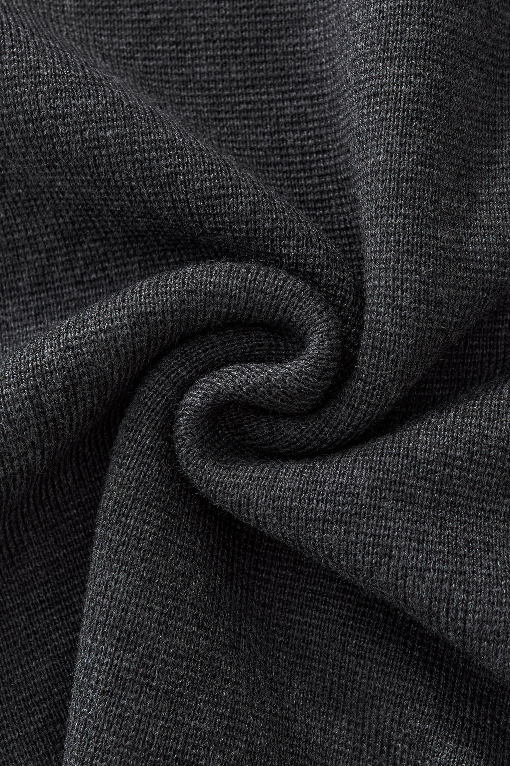 Dual-Layer Knit Fusion LS Sweater Shirt GREY