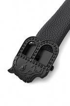 Pebbled Leather Auto BKL Belt – Black Edition BLACK/BLACK
