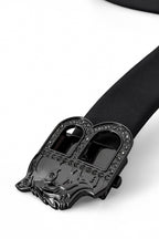 Flat Leather Auto BKL Belt – Blackout Ed. GUN/BLACK