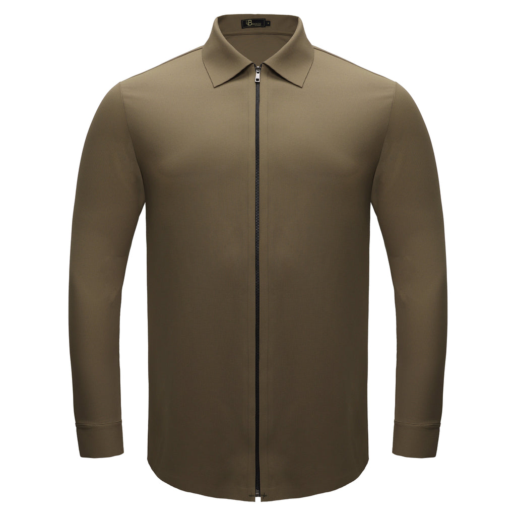 Zenith Zip Shirt KHAKI