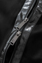 CrocEdge Dual-Fabric Zip Jacket BLACK