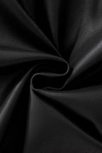 Prestige Varsity PU Jacket BLACK