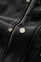 Prestige Varsity PU Jacket BLACK