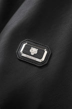 Prestige Varsity PU Jacket BLACK