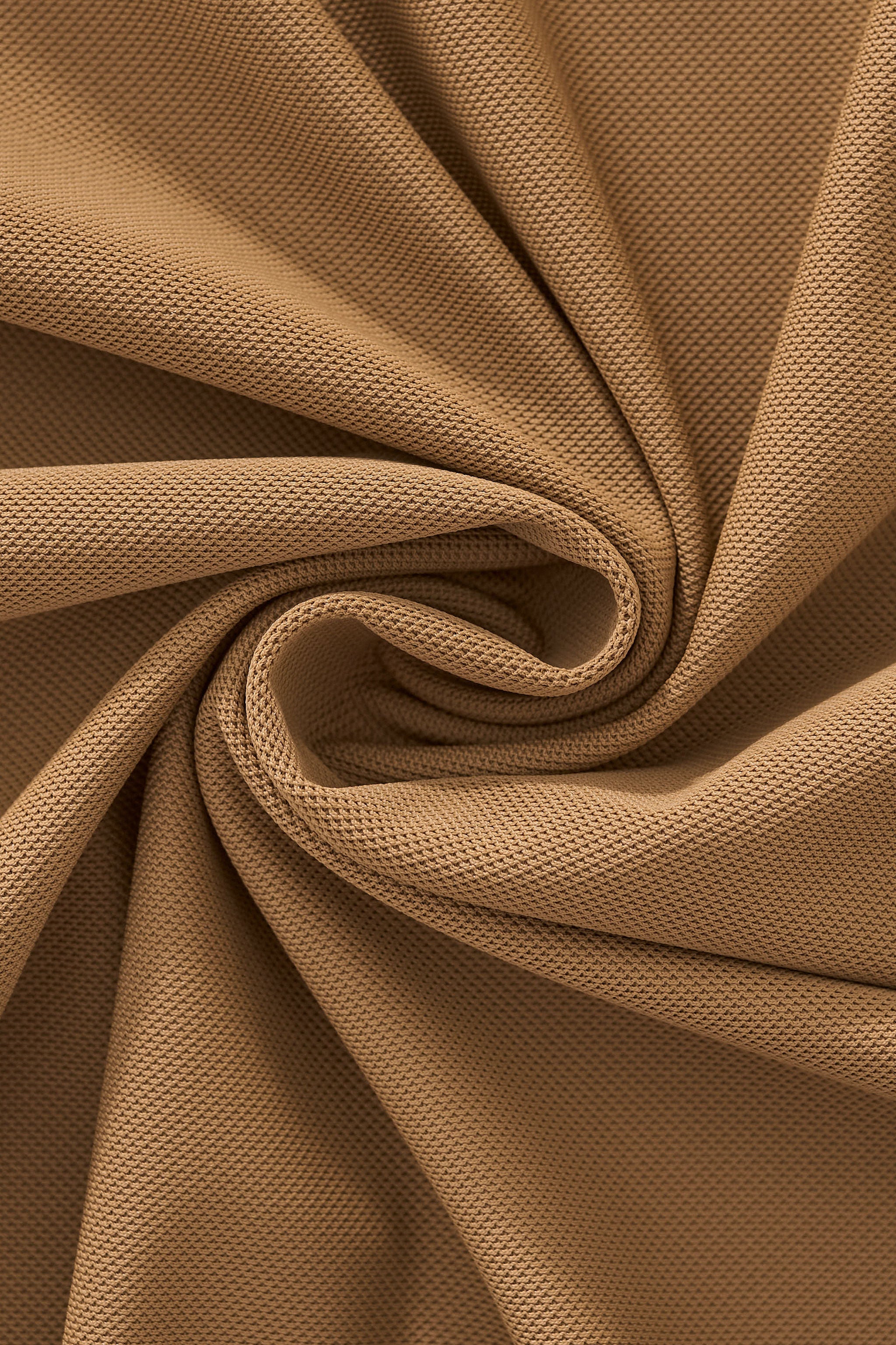 Monogram Trim Performance Polo - El baron KHAKI