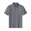 Pattern Trim Performance Polo – El Baron GREY