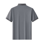 Pattern Trim Performance Polo – El Baron GREY