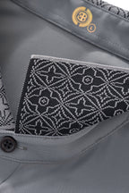 Pattern Trim Performance Polo – El Baron GREY