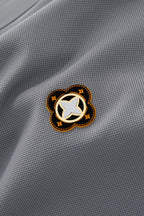 Pattern Trim Performance Polo – El Baron GREY