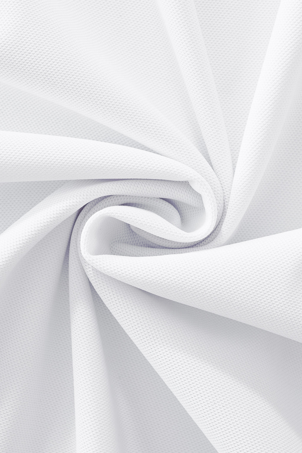 Pattern Trim Performance Polo – El Baron WHITE