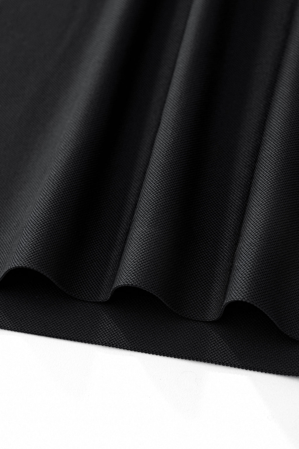 Contrast Trim Performance Polo - El Baron BLACK
