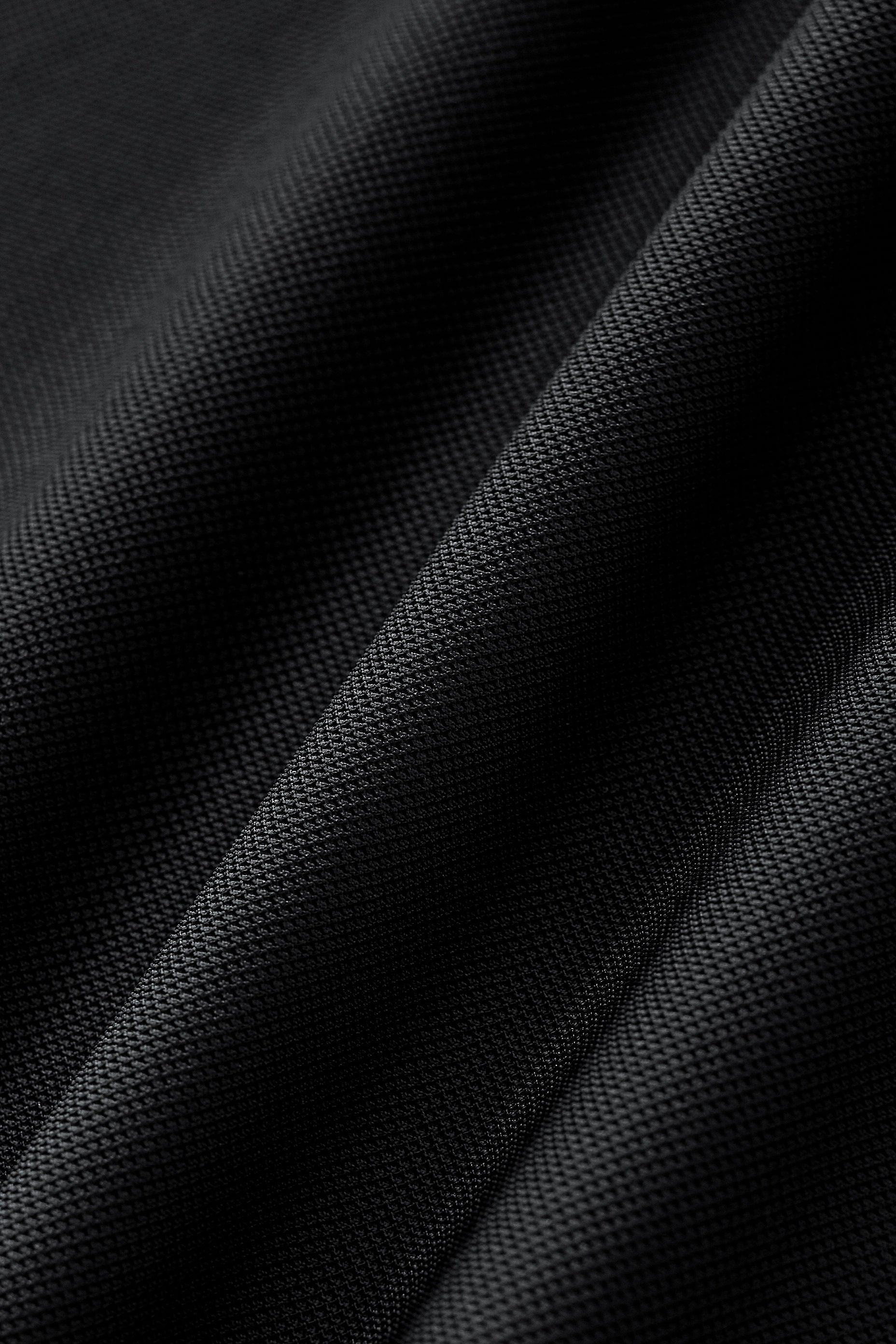 Contrast Trim Performance Polo - El Baron BLACK