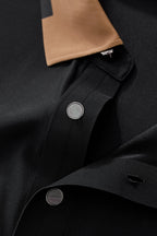 Contrast Trim Performance Polo - El Baron BLACK