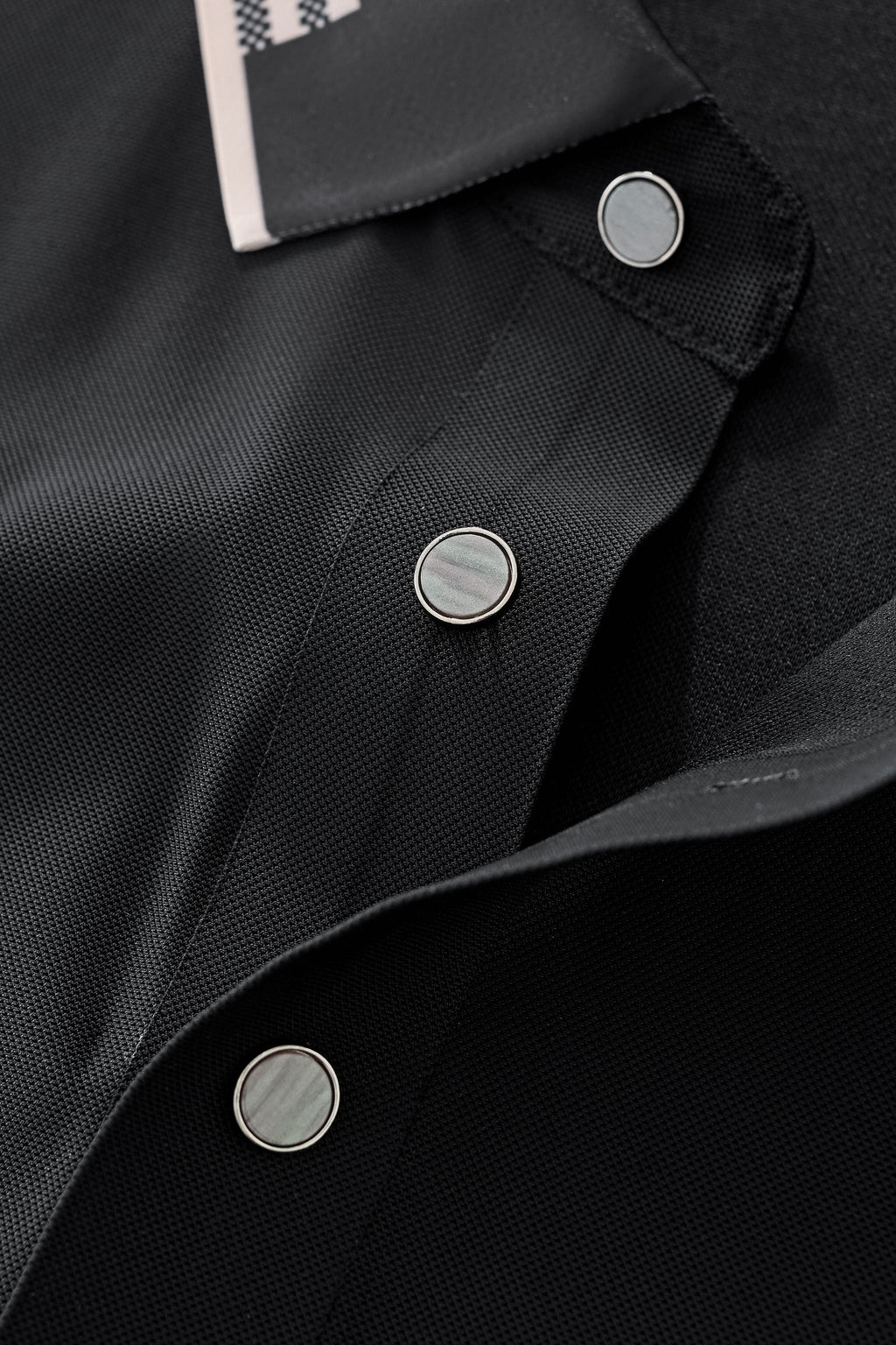 Signature Trim Performance Polo – El Baron BLACK