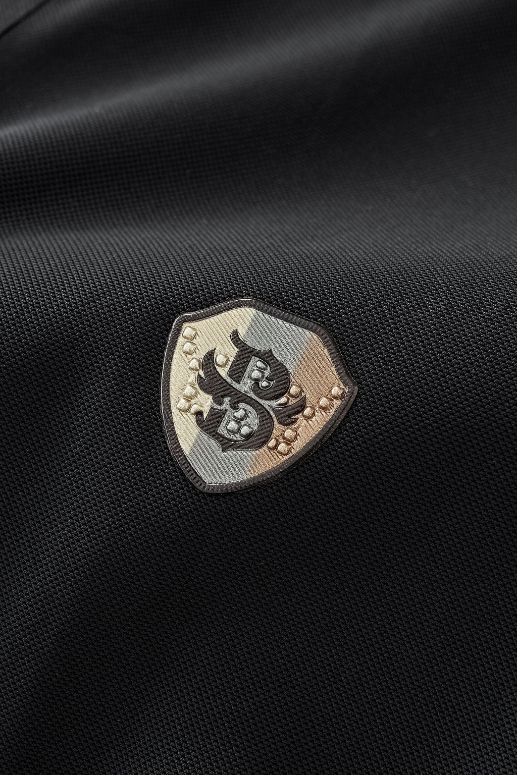 Signature Trim Performance Polo – El Baron BLACK