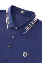 Signature Trim Performance Polo – El Baron NAVY