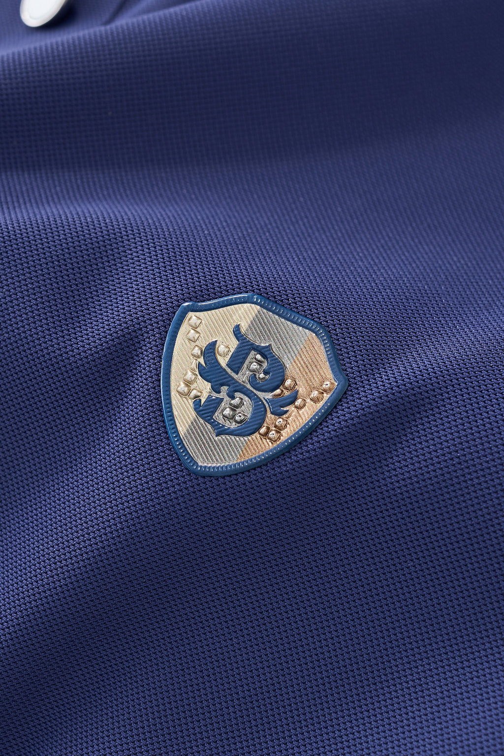 Signature Trim Performance Polo – El Baron NAVY