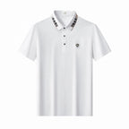 Signature Trim Performance Polo – El Baron WHITE