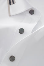 Signature Trim Performance Polo – El Baron WHITE