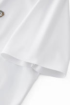 Signature Trim Performance Polo – El Baron WHITE