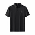 Perforated Collar Performance Polo – El Baron BLACK/GOLD