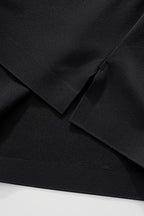 Perforated Collar Performance Polo – El Baron BLACK/SILVER