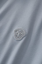 Perforated Collar Performance Polo – El Baron GREY/SILVER
