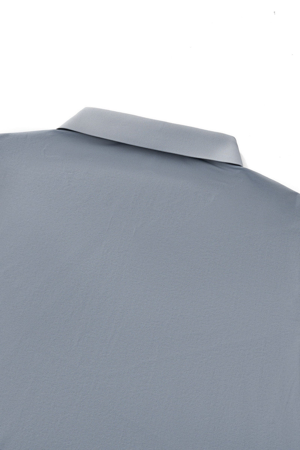 Perforated Collar Performance Polo – El Baron GREY/SILVER