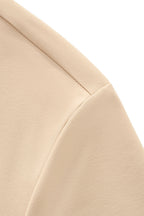 Perforated Collar Performance Polo – El Baron KHAKI/GOLD