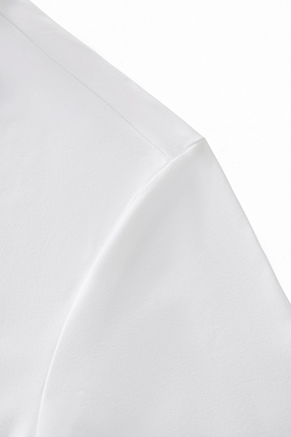 Perforated Collar Performance Polo – El Baron WHITE/SILVER