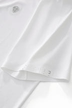 Perforated Collar Performance Polo – El Baron WHITE/SILVER