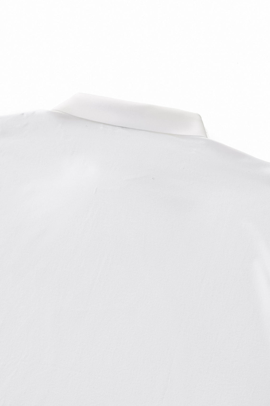 Perforated Collar Performance Polo – El Baron WHITE/SILVER