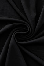 Embossed Placket Performance Polo – El Baron BLACK
