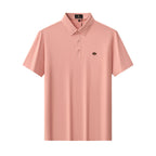 Embossed Placket Performance Polo – El Baron BRICK