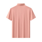 Embossed Placket Performance Polo – El Baron BRICK
