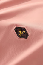 Embossed Placket Performance Polo – El Baron BRICK