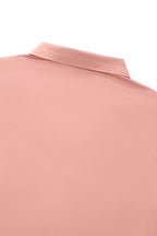 Embossed Placket Performance Polo – El Baron BRICK