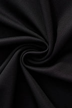 Textured Collar Performance Polo – El Baron BLACK