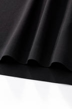 Textured Collar Performance Polo – El Baron BLACK